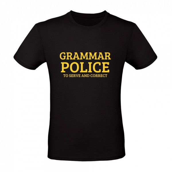 grammar police to serve and correct