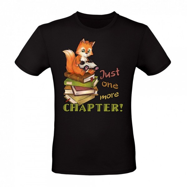 Just one more chapter - sweet reading fox - gift