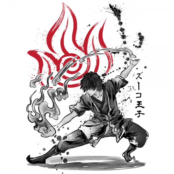 The power of Fire-Nation sumi-e