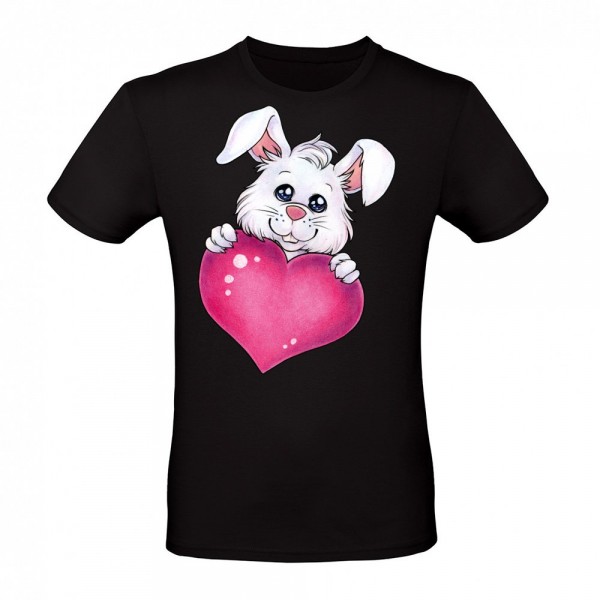 Cute bunny heart love gift Valentine Day