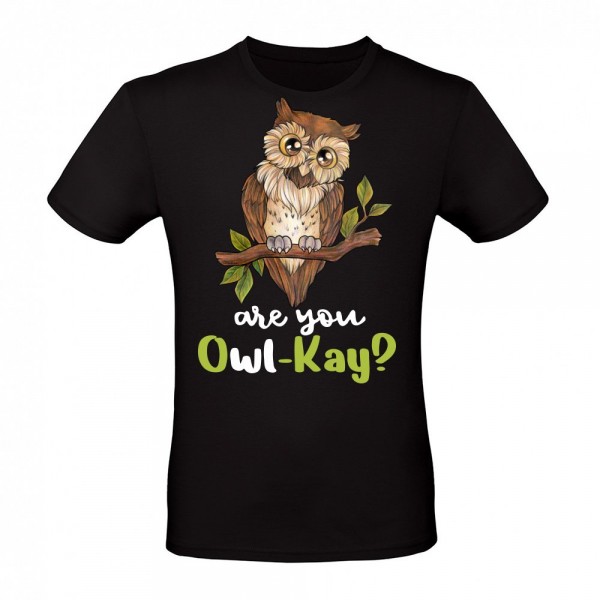 Are you OK - or Owl-kay - lustige Wortwitz Eule