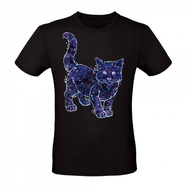 Mystical cat tomcat galaxy animal zodiac sign