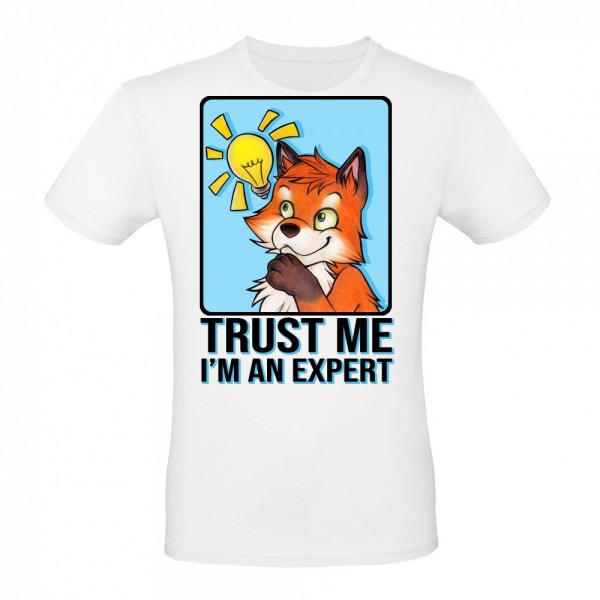 Trust Me I am an Expert saying with funny fox