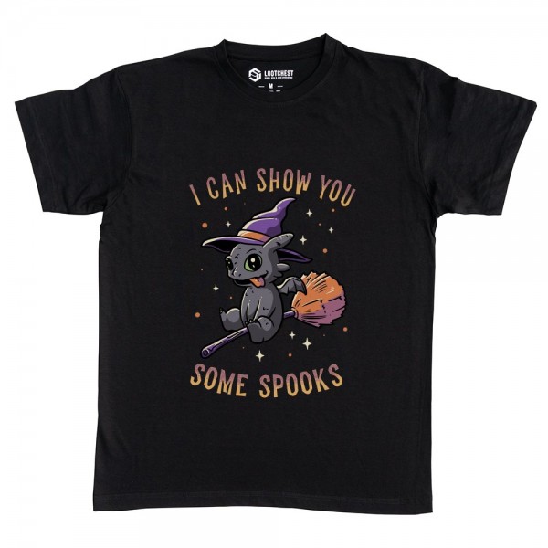 I Can Show You Some Spooks - Funny Halloween Spooky Cartoon Gift