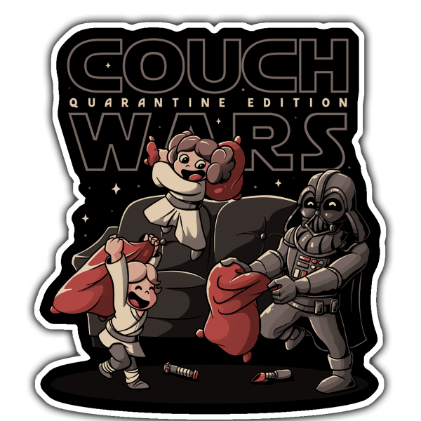 Couch Wars Vinyl Sticker