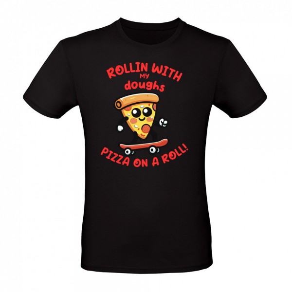 Rollin with my doughs Pizza on a Roll