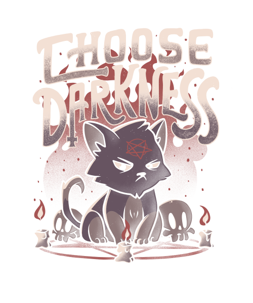 Choose Darkness - Cute Evil Cat Gift