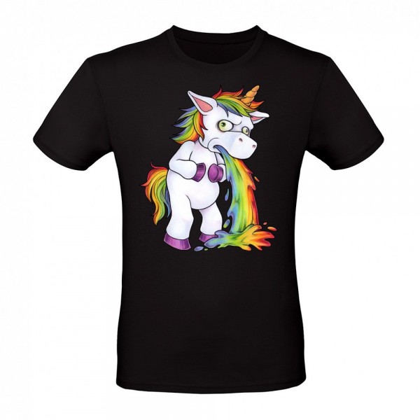 Funny unicorn drunk and puking gift