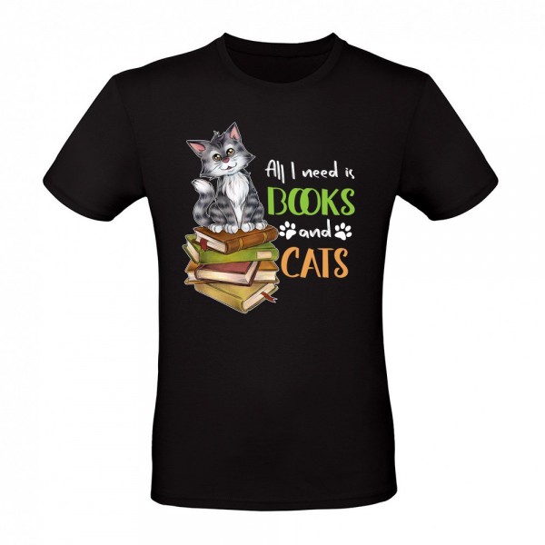 All I need is Cats and books Cute Cat Book