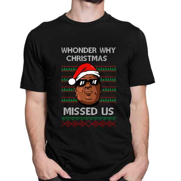 ugly Christmas Sweater Notorious BIG Wonder Why Christmas Missed Us