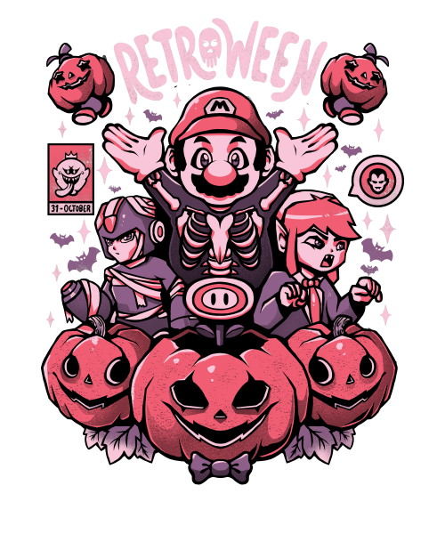 Retroween - Cute Geek Games Halloween Gift