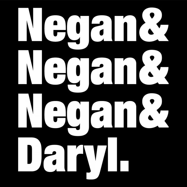 Negan Daryl