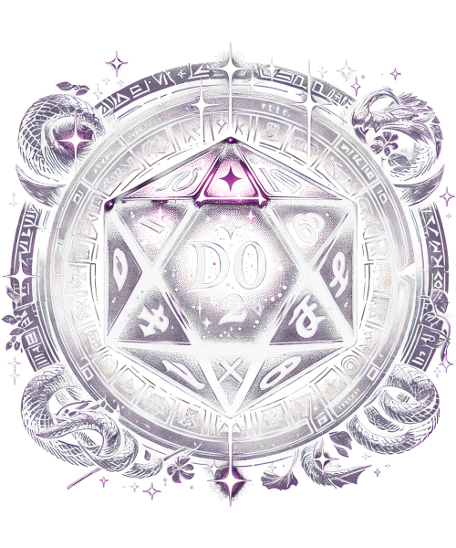 Purple Stars D20 - DnD - Roleplay