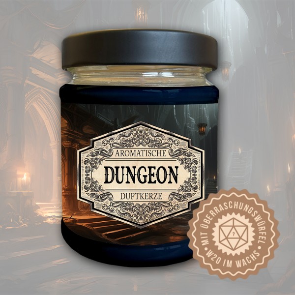 Duftkerze Dungeon mit Überraschungswürfel