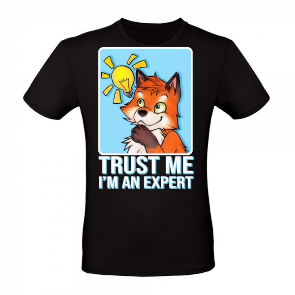 Trust Me I am an Expert saying with funny fox dark humor