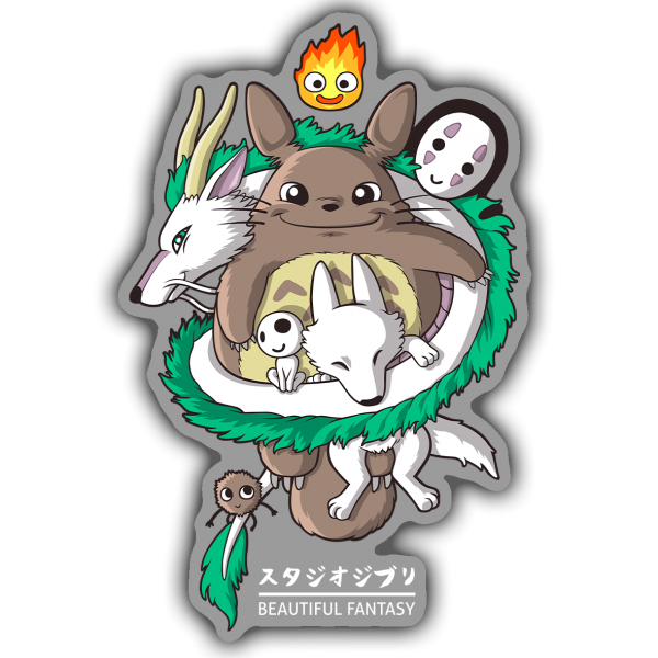 Studio Totoro Vinyl Sticker