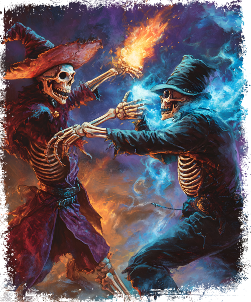 Blue Skull vs Red Skull