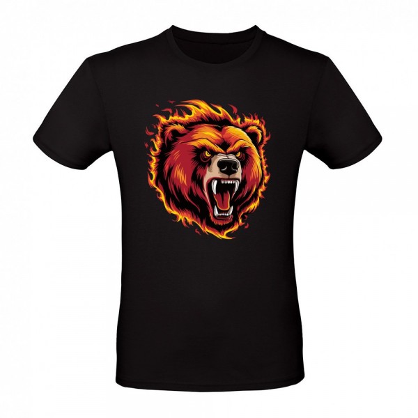 roaring bear head