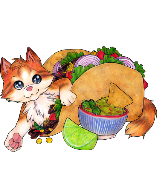 Tacocat Funny cat in a taco gift